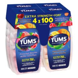 Viên ngậm giảm đầy hơi khó tiêu Tums Antacid Assorted Berries 100 viên 5 vien ngam giam day hoi kho tieu tums antacid assorted berries 100 vien kb
