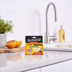 Viên sủi C Airborne Immune Support Vitamin C 1000mg 10 viên (Cam) 13 vien sui c airborne immune support vitamin c 1000mg 10 vien cam kc