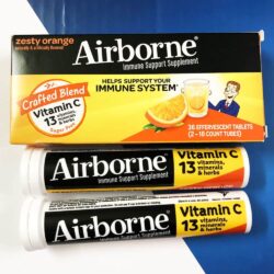 Viên sủi C Airborne Immune Support Vitamin C 1000mg 36 viên (Cam) 8 vien sui c airborne immune support vitamin c 1000mg 36 vien cam 271023 ka