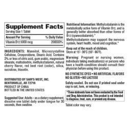 Viên ngậm bổ sung B12 Member's Mark Vitamin B12 5000mcg Methylcobalamin 300 viên 4 vien uong bo sung b12 members mark vitamin b12 5000mcg methylcobalamin 300 vien ka
