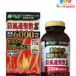 Viên uống giảm mỡ bụng Select Kracie Z 6000mg 330 viên