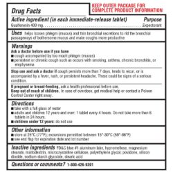 vien uong tri ho long dom kirkland signature mucus relief chest 400 vien kc