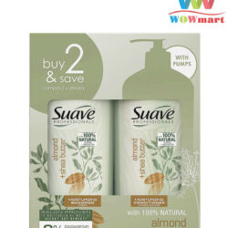 Dầu gội và xả Suave Professionals Almond + Shea Butter Set 532mlx2