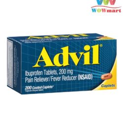 Viên giầ̀m đau hạ sốt Advil 200mg 200 Caplets