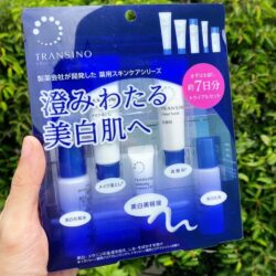 Bộ kem nám dưỡng trắng da Transino Mini 5 món 6 bo tri nam duong trang da transino mini 5 mon ka
