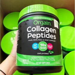 Bột Collagen Peptides Orgain Hair,Skin,Nail & Joint Support 454g 4 bot collagen peptides orgain hairskinnail amp joint support 454g kbb