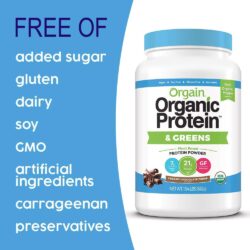 bot protein thuc vat huu co orgain organic protein greens 882g chocolate ka