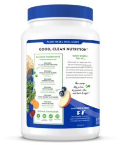 bot thuc pham huu co orgain organic meal 912g vanilla knc