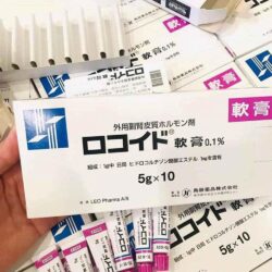 Kem kháng sinh, viêm da Rokoito 0.1% 5g (1 tuýp) 7 kem khang sinh tri muoi dot va viem da rokoito 0 1 5g ka