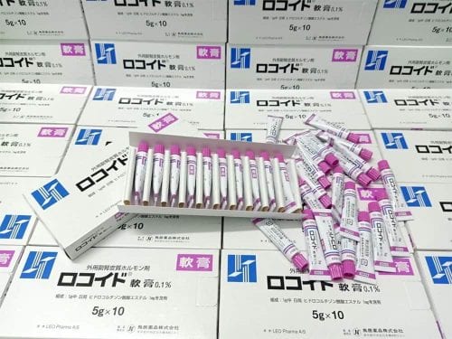 Kem kháng sinh, viêm da Rokoito 0.1% 5g (1 tuýp) 12 kem khang sinh tri muoi dot va viem da rokoito 0 1 5g kd