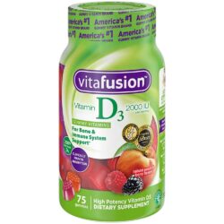 Kẹo dẻo bổ sung Vitamin D Vitafusion Vitamin D3 50mcg (2000IU) Gummy 75 viên 4 keo deo bo sung vitamin d vitafusion vitamin d3 50mcg 2000iu gummy 75 vien ka