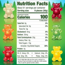 Kẹo dẻo gấu trái cây Black Forest Gummy Bears 1.02kg (24 gói nhỏ) 9 keo deo gau trai cay black forest gummy bears 1 02kg 24 goi nho kh