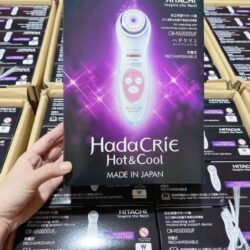 Máy massage mặt Hitachi Hada Crie Hot & Cool CM-N50000UF 8 may massage mat hitachi hada crie hot cool cm n50000uf kna