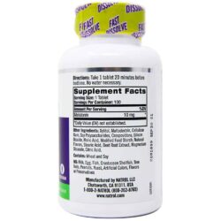 vien ngam giup ngu ngon natrol melatonin sleep drug free 10mg cam chanh 100 vien ka