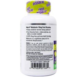 vien ngam giup ngu ngon natrol melatonin sleep drug free 10mg cam chanh 100 vien kb