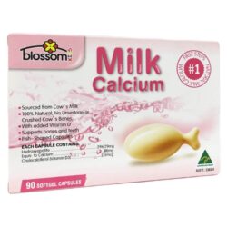 Viên uống bổ sung Canxi sữa cho bé Blossom Milk Calcium 90 viên 4 vien uong bo sung canxi sua cho be blossom milk calcium 90 vien kd