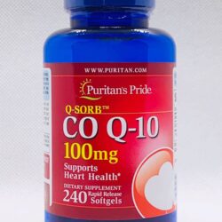 Viên uống bổ sung CoQ10 cho tim Puritan's Pride CoQ10 100mg 240 Softgels 8 vien uong bo sung coq10 cho tim puritans pride coq10 100mg 240 softgels kra