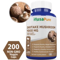 vien uong chiet xuat nam huong nusapure shiitake mushroom 9000mg 200 vien ka