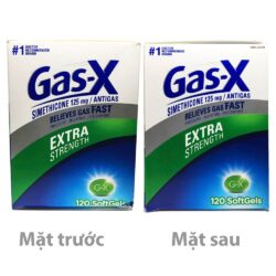 Viên uống giảm đầy hơi, khó tiêu Gas-X Extra Strength 120 Softgels 14 vien uong giam day hoi kho tieu gas x extra strength 120 softgels 070225 kaa