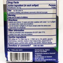 Viên uống giảm đầy hơi, khó tiêu Gas-X Extra Strength 120 Softgels 21 vien uong giam day hoi kho tieu gas x extra strength 120 softgels 070225 kg