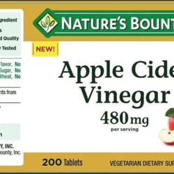 vien uong giam tao natures bounty apple cider vinegar 480mg 200 vien ka
