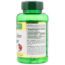 vien uong giam tao natures bounty apple cider vinegar 480mg 200 vien kd