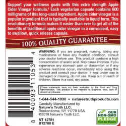 Viên uống giấm táo Nature’s Truth Apple Cider Vinegar 600mg 240 viên 7 vien uong giam tao natures truth apple cider vinegar 600mg 240 vien kc