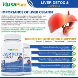 Viên uống hỗ trợ và thải độc gan NusaPure Liver Detox & Support 120 Capsules 13 vien uong ho tro va thai doc gan nusapure liver detox support 120 vien kc