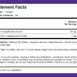 Viên uống sáng mắt Piping Rock Lutein + Zeaxanthin 20mg 180 viên 10 vien uong sang mat piping rock lutein zeaxanthin 20mg 180 vien kc