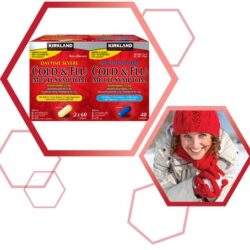 Viên uống Kirkland Signature Cold & Flu Multi-Symptom Daytime & Nighttime 168 viên 8 vien uong tri cam lanh va cum kirkland signature cold flu multi symptom daytime nighttime 168 vien kb