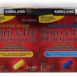 Viên uống Kirkland Signature Cold & Flu Multi-Symptom Daytime & Nighttime 168 viên 6 vien uong tri cam lanh va cum kirkland signature cold flu multi symptom daytime nighttime 168 vien kd