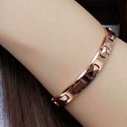 Vòng tay Nữ điều hoà huyết áp Toma TOMA3F TM026 Pink Gold 21 vong tay nu dieu hoa huyet ap toma kc