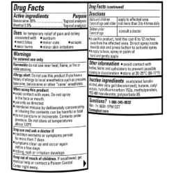 Xịt giảm đau tầng sinh môn, vết thương hở, côn trùng cắn Dermoplast Pain & Itch Spray 78g 12 xit giam dau tang sinh mon vet thuong ho con trung can dermoplast pain itch spray 78g kk