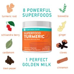 Bột nghệ hữu cơ Further Food Superfood Turmeric 60g 14 bot nghe huu co further food superfood turmeric 60g kh