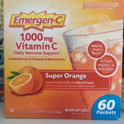 Bột sủi C tăng đề kháng Emergen-C Vitamin C 1000mg Super Orange 60 gói 7 bot sui c tang de khang emergen c vitamin c 1000mg super orange 60 goi ka