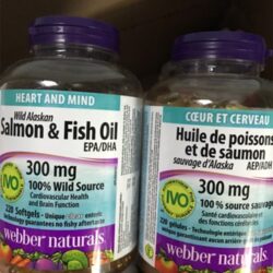 Dầu cá hồi Webber Naturals Wild Alaskan Salmon & Fish Oil 300mg 220 Softgels 4 dau ca hoi webber naturals wild alaskan salmon fish oil 300mg 220 softgels ka