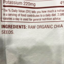 Hạt chia Nutiva Organic Chia Seeds 1.36kg 10 hat chia den nutiva chia seed 1 36kg knc