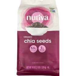 Hạt chia Nutiva Organic Chia Seeds 1.36kg 7 hat chia den nutiva chia seed 1 36kg knd