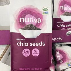 Hạt chia Nutiva Organic Chia Seeds 1.36kg 8 hat chia den nutiva chia seed 1 36kg kne