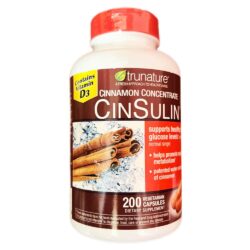 Hỗ trợ cân bằng đường huyết từ vỏ quế Trunature CinSulin 200 viên 7 ho tro can bang duong huyet tu vo que trunature advanced strength cinsulin 200 vien 120924 ka