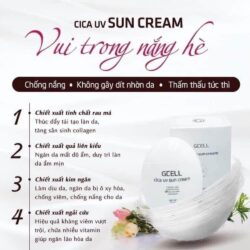 Kem chống nắng GCell Cica UV Sun Cream 50ml 13 kem chong nang gcell cica uv sun cream 50ml kg
