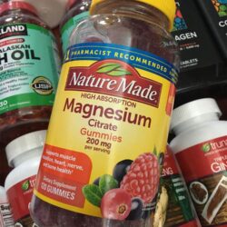 keo deo bo sung magie nature made magnesium citrate 200mg 120 gummies kc