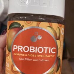 keo deo bo sung men vi sinh olly probiotic tropical mango 50 gummies kd