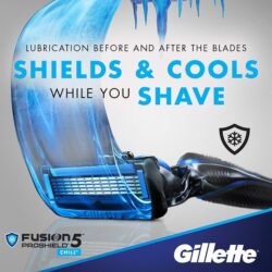 Lưỡi dao cạo râu Gillette Fusion 5+1 Proshield Chill 8 cái (Nhật) 6 luoi dao cao rau gillette fusion proshield 5 1 chill 8 cai ka