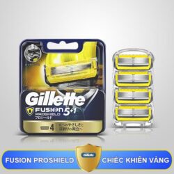 Lưỡi dao cạo râu Gillette Fusion 5+1 Proshield 4 cái (Nhật) 7 luoi dao cao rau gillette fusion proshield lubrication 5 1 4 cai kr
