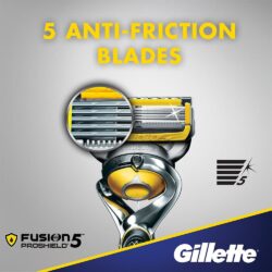 Lưỡi dao cạo râu Gillette Fusion 5+1 Proshield 4 cái (Nhật) 9 luoi dao cao rau gillette fusion proshield lubrication 5 1 4 cai kt