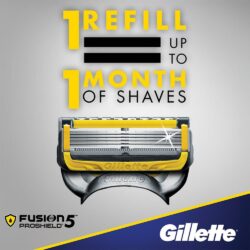 Lưỡi dao cạo râu Gillette Fusion 5+1 Proshield 4 cái (Nhật) 10 luoi dao cao rau gillette fusion proshield lubrication 5 1 4 cai ku