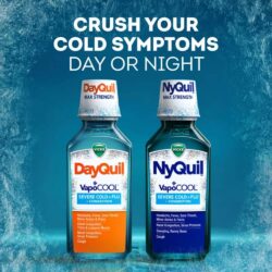 Siro giảm cảm cúm Vicks VapoCool Dayquil & Nyquil Cold & Flu Severe 354ml x2 9 siro giam cam cum vicks vapocool dayquil nyquil cold flu severe 354ml x2 31023 kc