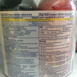 Siro Vicks DayQuil & NyQuil Cold & Flu Severe 354ml x2 (Day Berry Flavor) 7 siro vicks dayquil nyquil cold flu severe 354ml x2 berry flavor kb