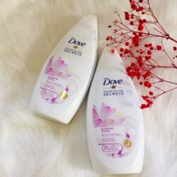 Sữa tắm dưỡng sáng da Dove Glowing Ritual - Lotus flower & Rice 500ml 3 sua tam duong sang da dove glowing ritual lotus flower rice 500ml kc